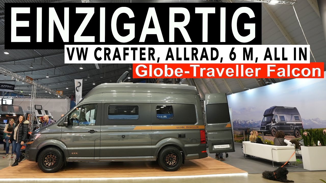 CMT | Globe-Traveller FALCON, 6m VW Crafter | Genial oder Geh weg? Der Allrad Van mit Sofa & ALLEM|