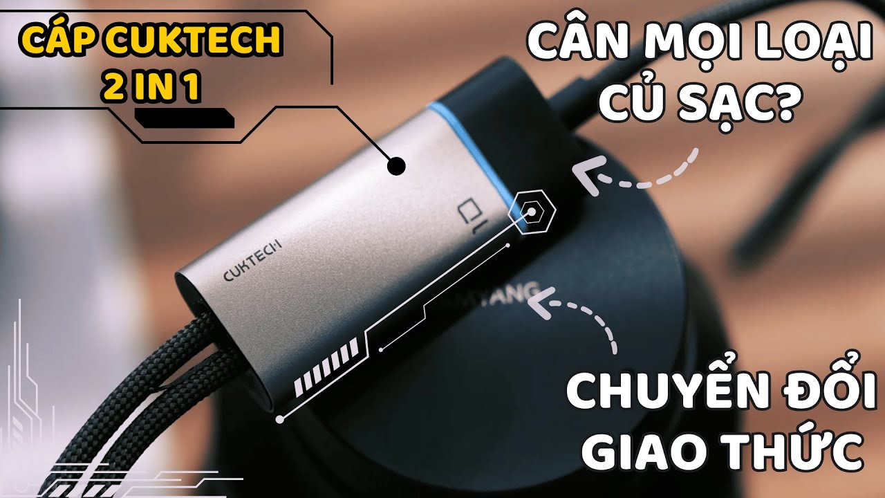 Sợi Cáp Sạc @CUKTECH  Này Quá 