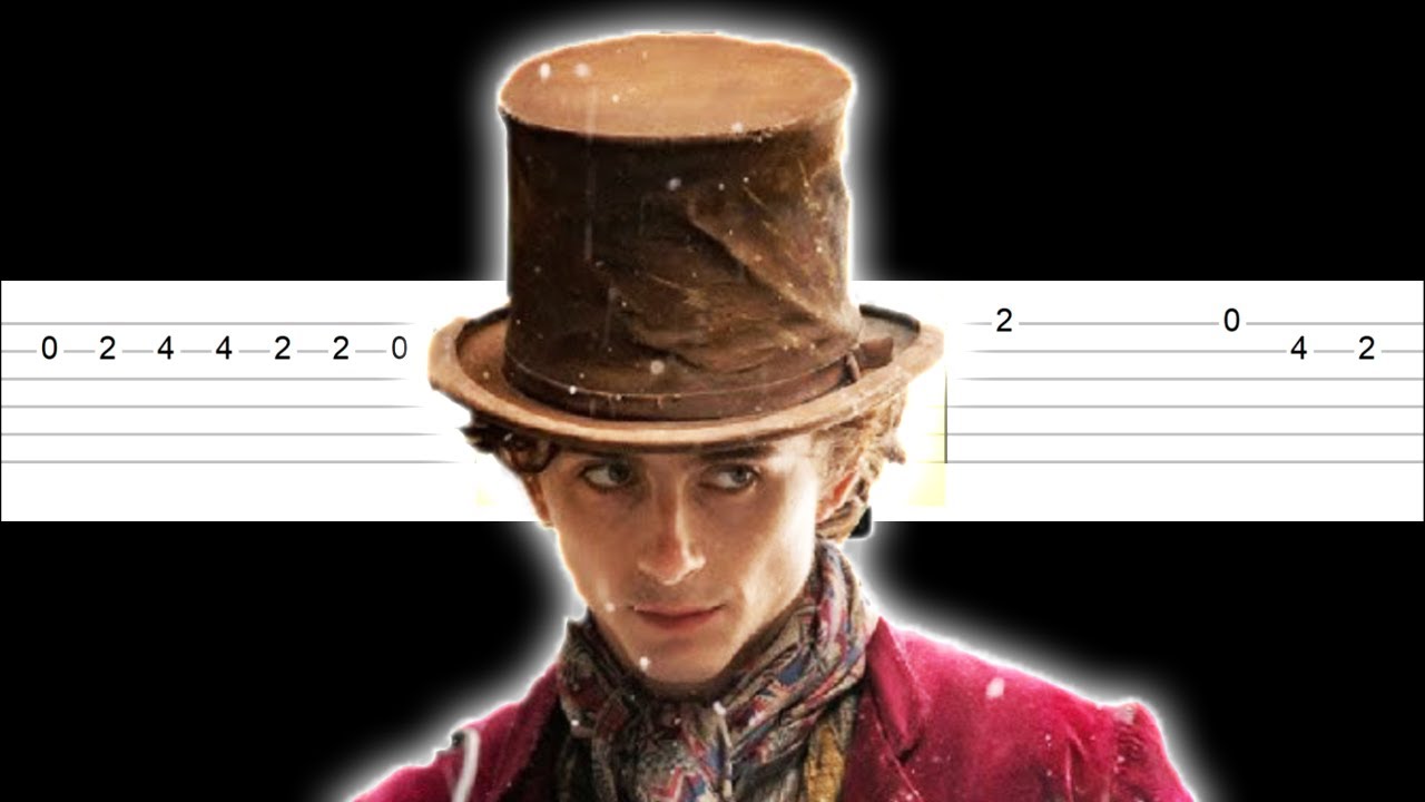 Wonka Soundtrack - Pure Imagination - Timothee Chalamet (Easy Guitar Tabs Tutorial)