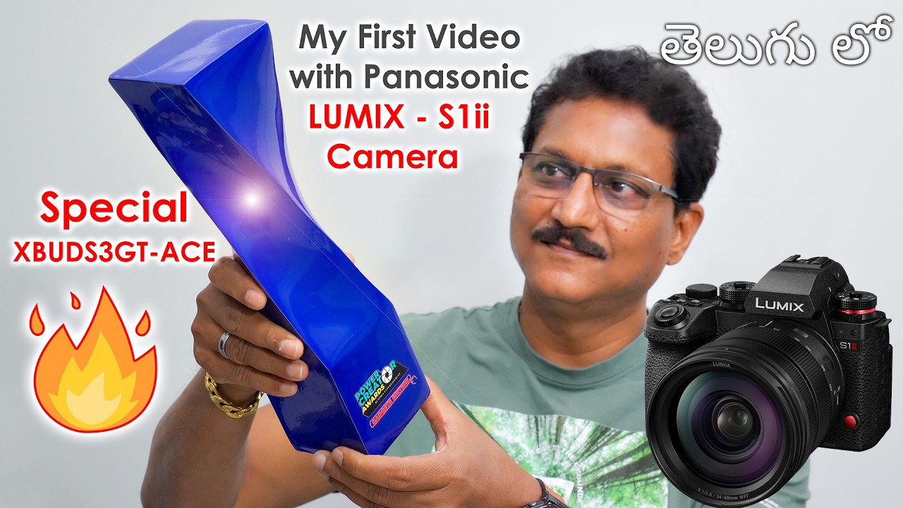 Распаковка XBUDS3GT Ace Special 😱 Моё первое видео с камерой Panasonic Lumix S1ii на телугу...