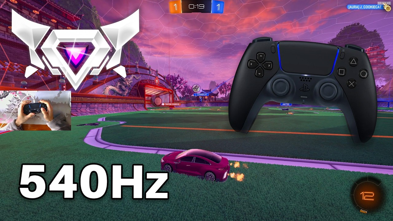 PS5 Controller ASMR 😴 Rocket League Ranked 🏆 Satisfying 360 FPS 4K