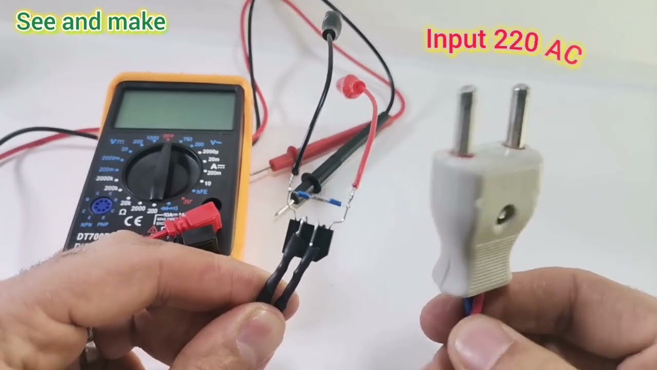 آموزش ساخت کم هزینه ترین تستر لامپ هایLEDوSMDو بکلایت | Teaching how to make the #tester of LED, SMD