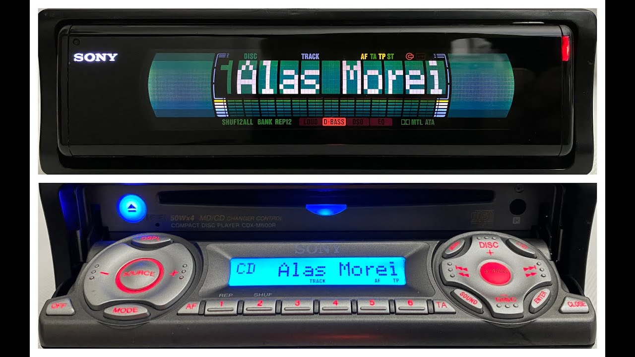 2000s Sony CDX-M600R Car CD Radio Player UNLOCKED