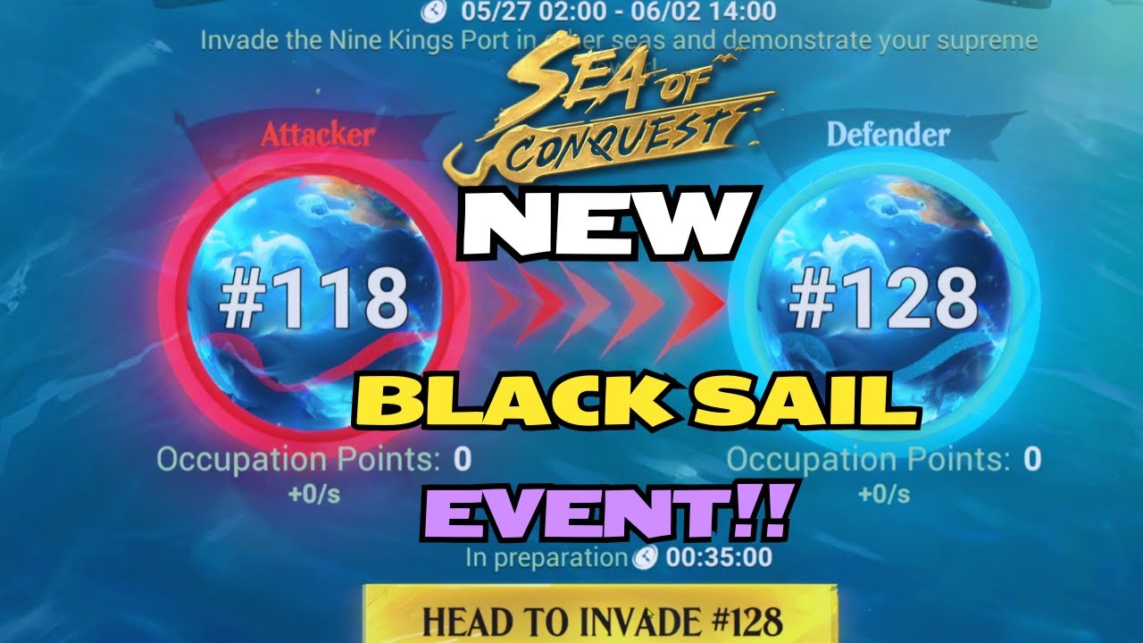 Surprising new Server vs Server [Black Sails Event] Sea of Conquest