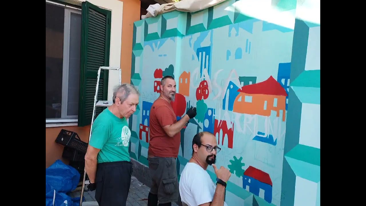 IN CASA FAMIGLIA  (murales)