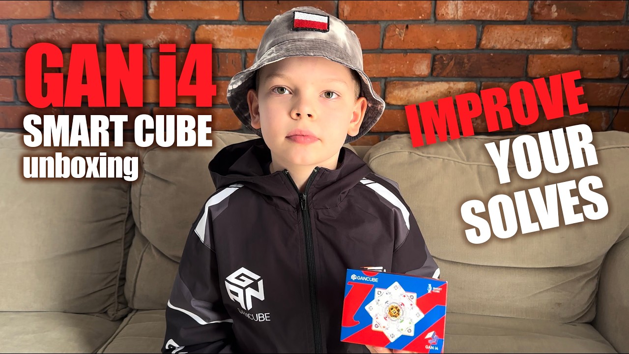 GAN i4 3x3 Smart Cube - unboxing by Teodor Zajder