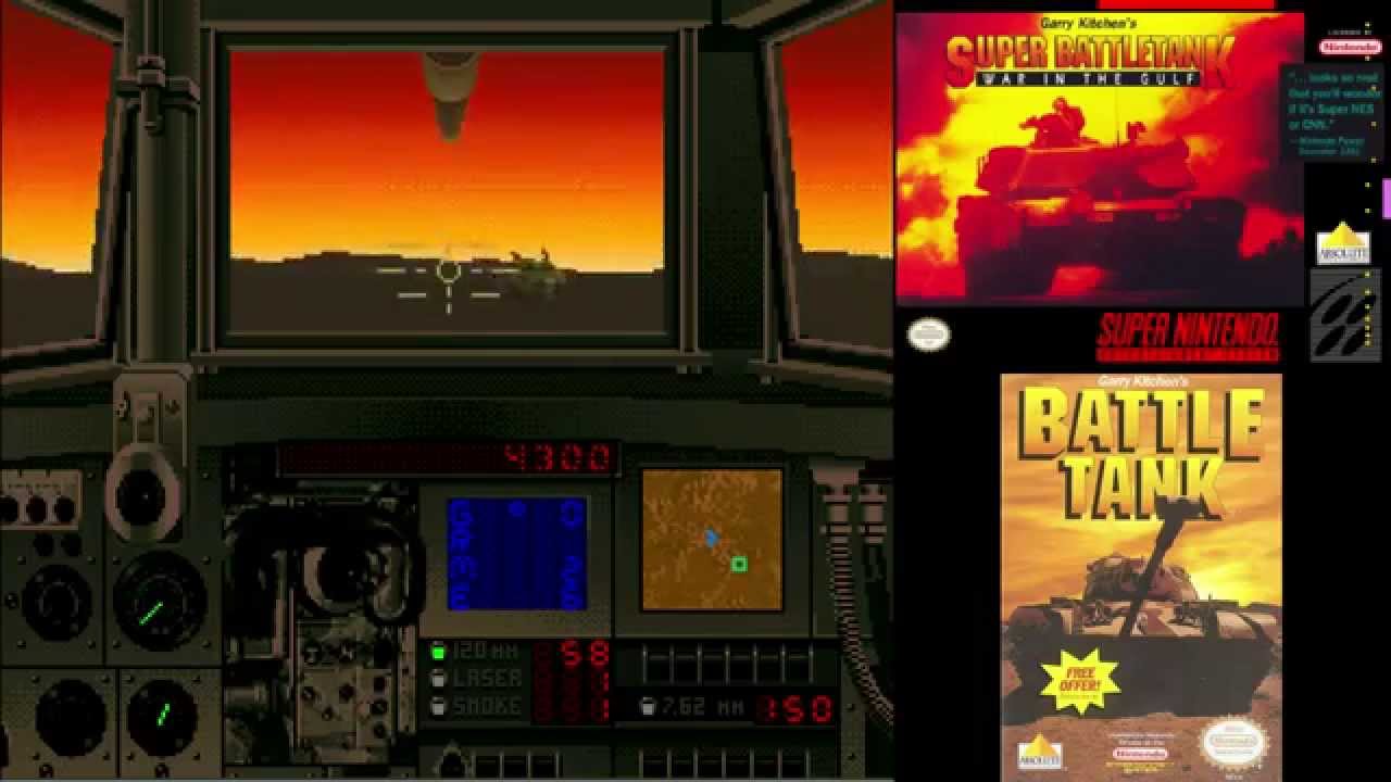SNES A Day 61: Garry Kitchen's Super Battletank: War in the Gulf