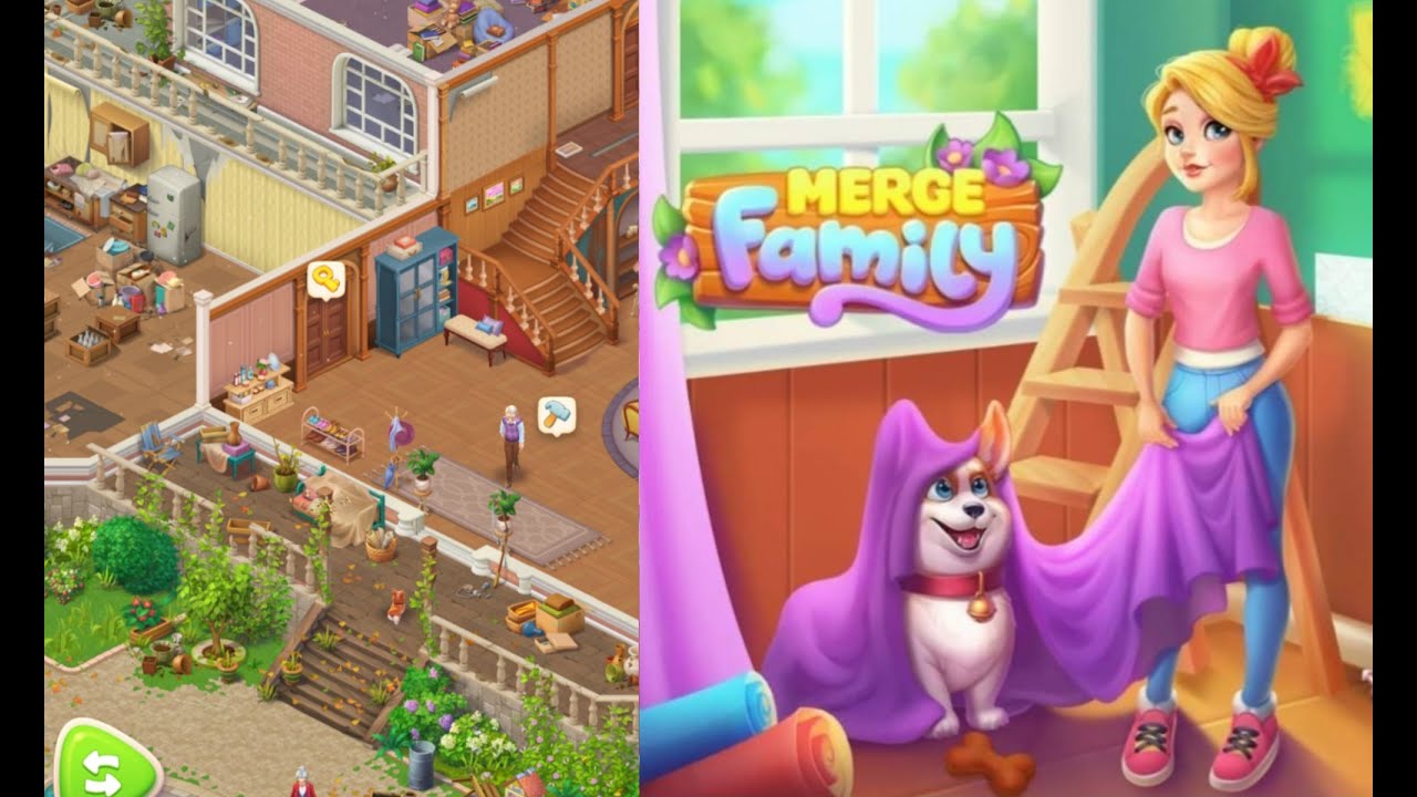 Merge Family🧁🍰 Level 16-17 Part 21🍫☕️