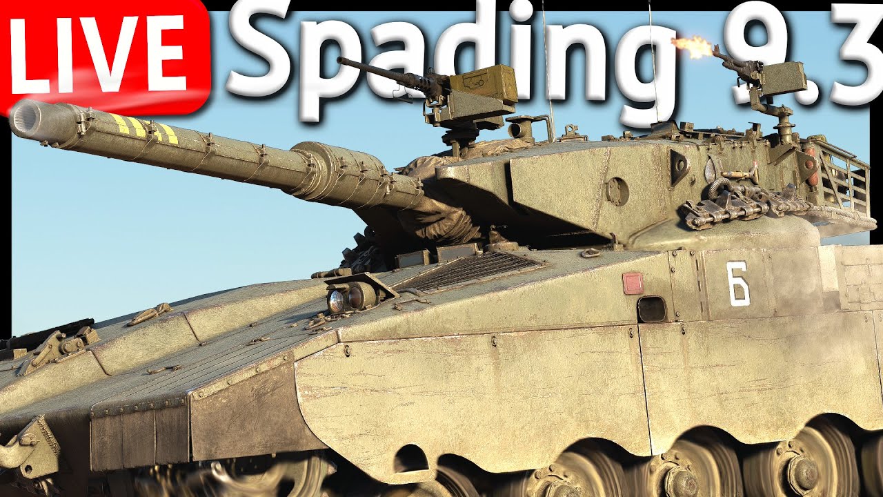 🔴 Spading Merkava Mk.1 (completely stock) (HEAT-FS impressed) (War Thunder)