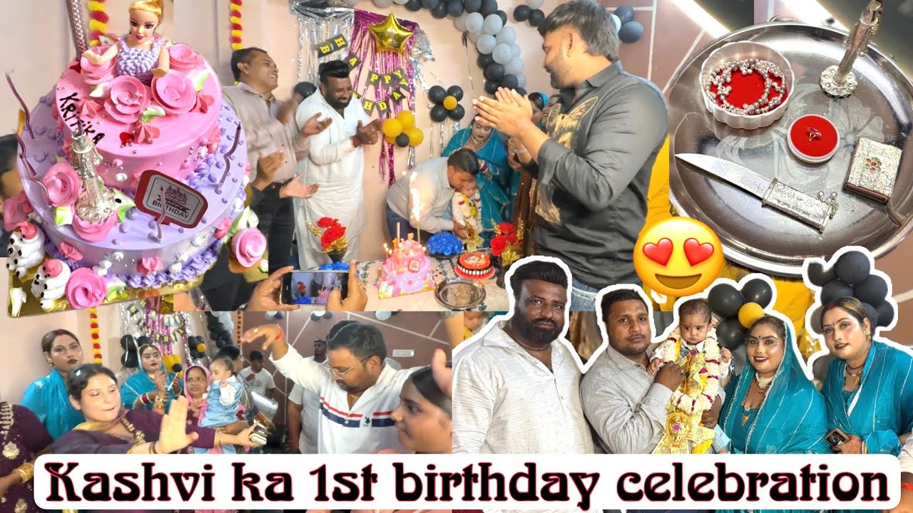 KASHVI KA 1st BIRTHDAY 🎂 CELEBRATION VLOG BIRTHDAY ME MACHA FULL UDHAM🥳 #princeparchavlogs 