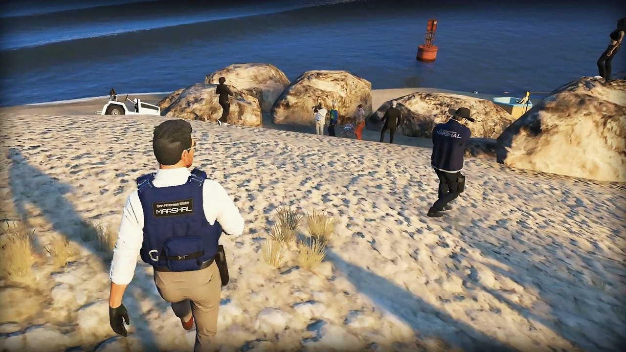Brian Discovers Pred’s Body at LSIA Beach — Nunu Arrested!  | NoPixel RP | GTA RP