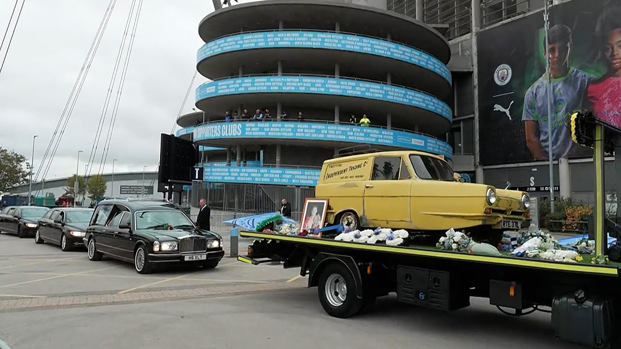 Ricky Hatton funeral cortege at Etihad Stadium | Manchester City