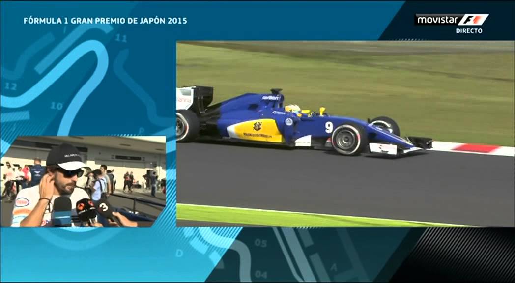 Rajada de Alonso  GP Japón 2015