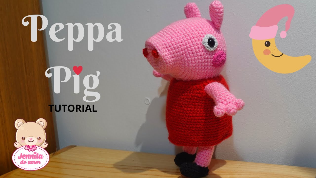 PEPPA PIG Amigurumi  Tutorial Nivel: Básico -Intermedio (Patrón en Descripción)