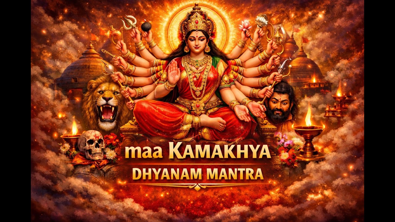 Maa Kamakhya Dhyanam Mantra | Powerful Kamakhya Mantra | Kamakhya Devi Dhyan | Kushagra Srivastava