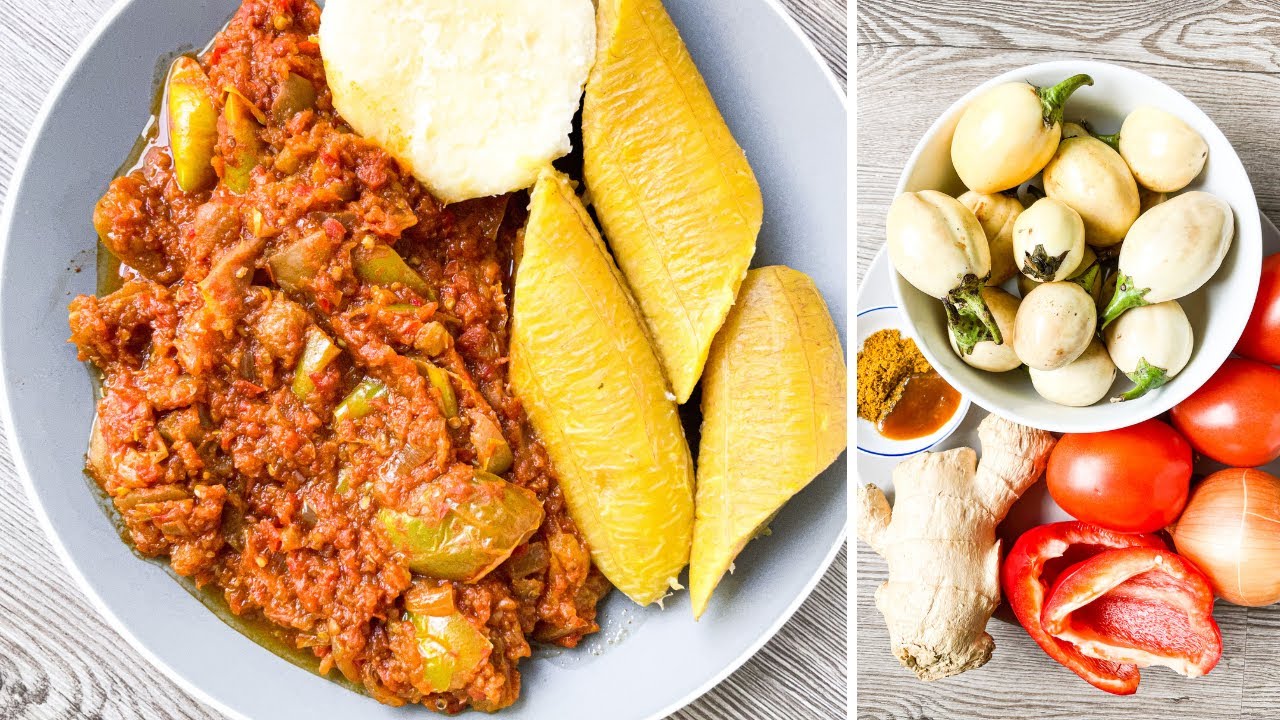 GHANAIAN GARDEN EGGS STEW (VEGAN)