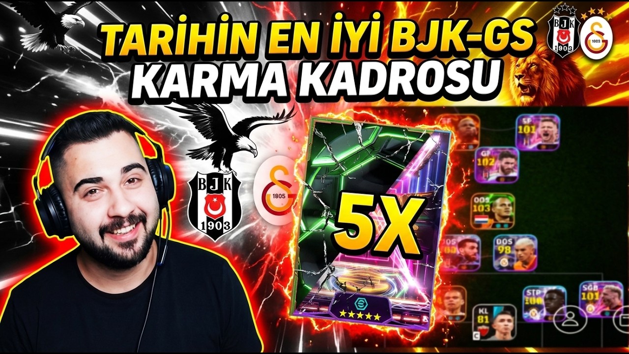 Tarihin En İyi BJK - GS Karma Kadrosunu Kurdum! Kazanamazsam 5 Epik/Show Time Silerim!