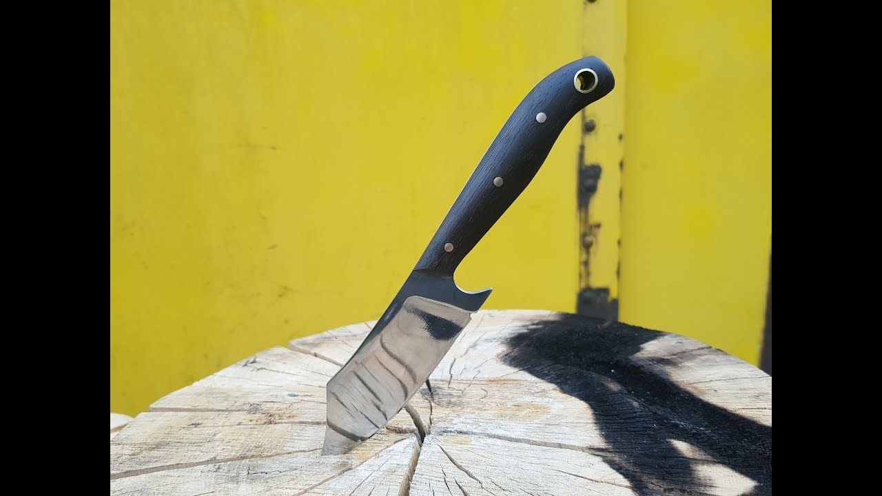 DIY | Knife Making | Making a fixed blade with hollowgrind | Messerbau