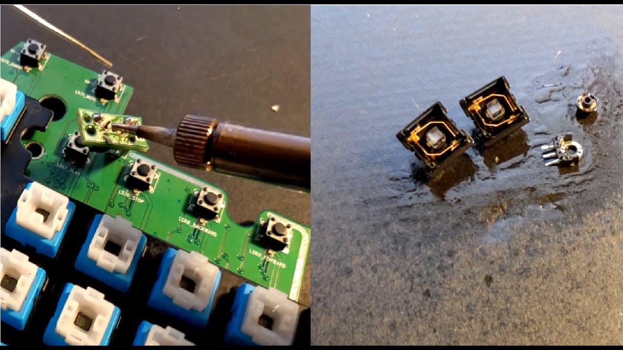 Romer g Logitech switch and volume wheel repair G810 G910