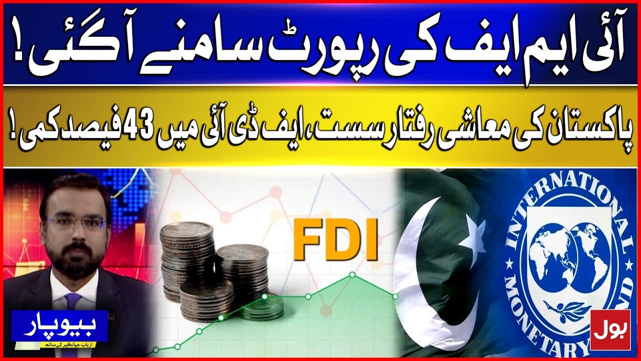 IMF Report Reveals Pakistan&rsquo;s Slow Economic Pace | 43% Drop in FDI Raises Alarm | Beopar