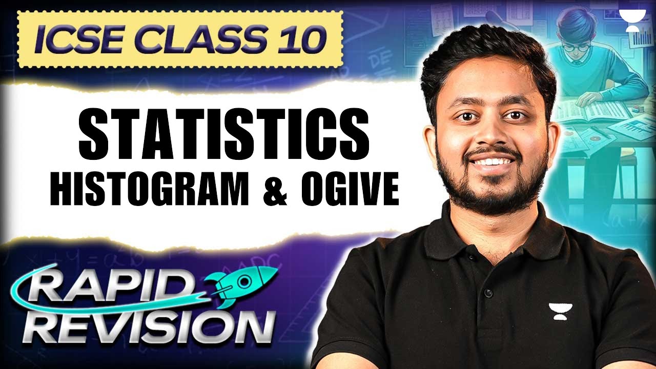 Master Histograms & Ogives in Minutes! | Rapid Revision for ICSE Class 10 | Shubhanshu Sir