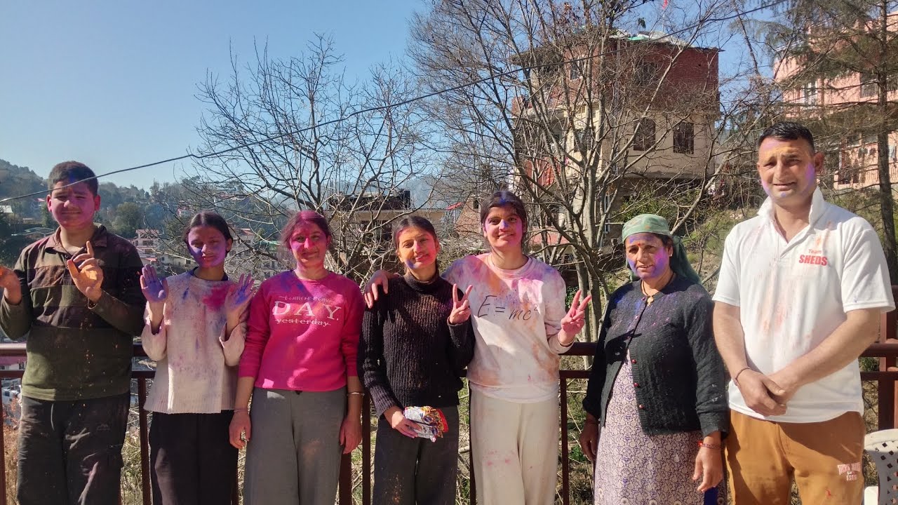 || holi 2026 🥳🎊|| where Chaos looked beautiful 💕🥳|| 