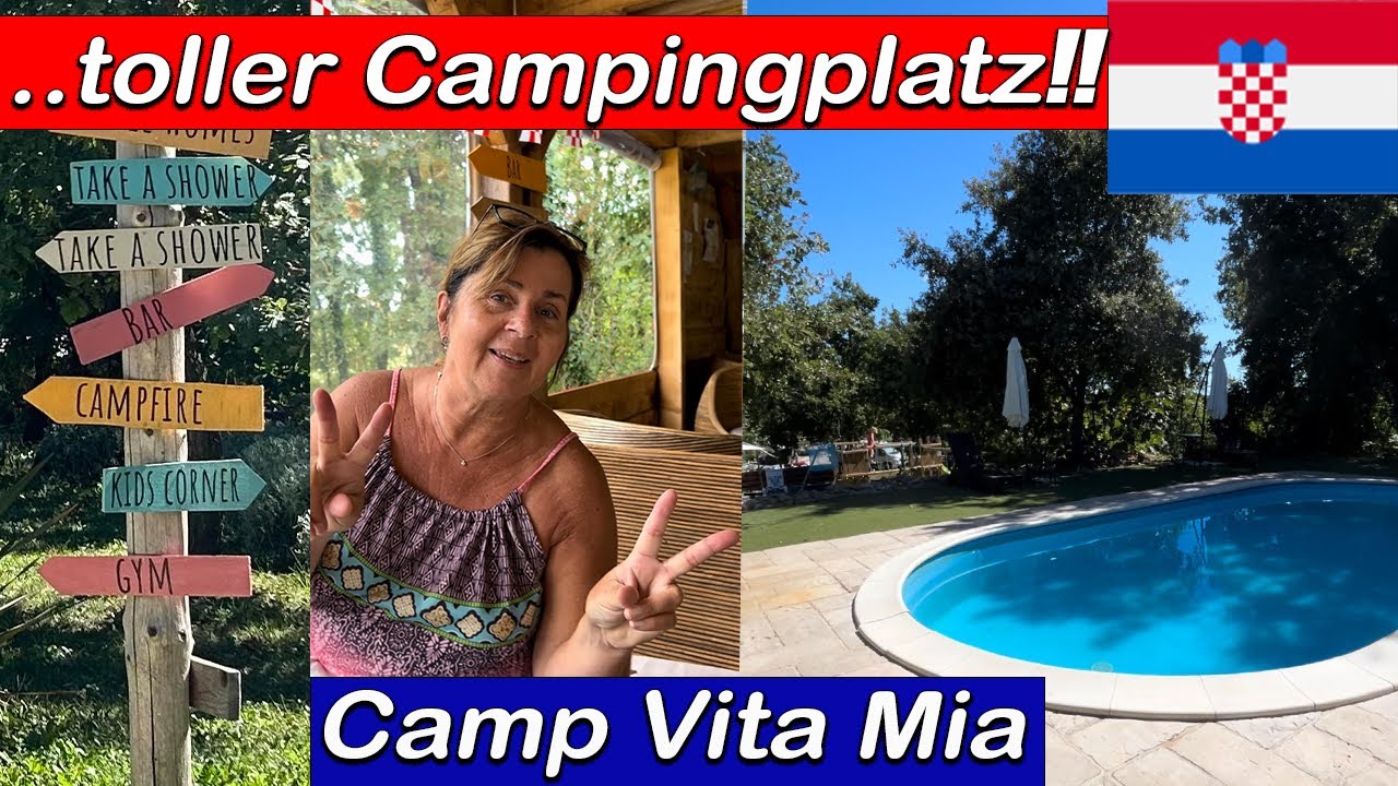 Camping Vita Mia im ❤️von Istrien - Ruhe, Stille - ein Träumchen! 😍 Wasserfall Pazin + Mittelalter