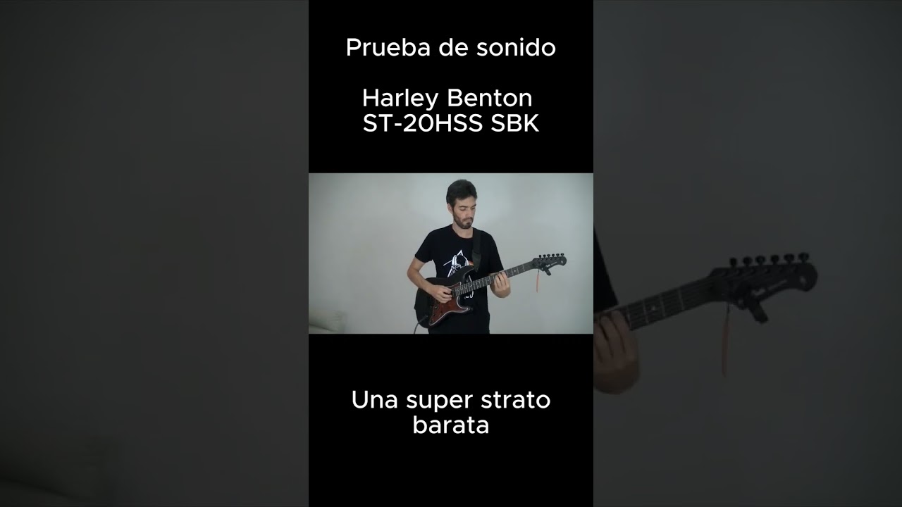 🎸 Test de sonido guitarra harley benton #harleybenton #guitarraeletrica