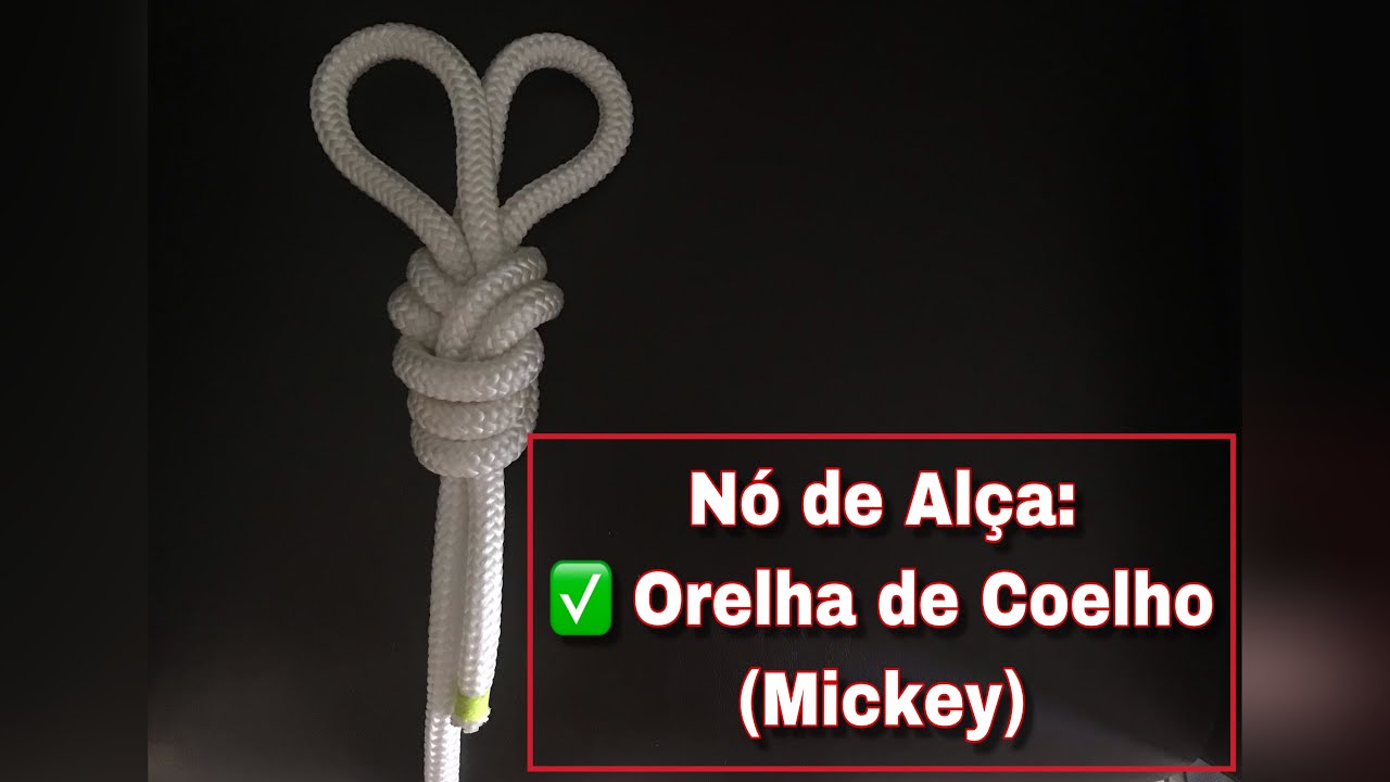N&oacute; Orelha de Coelho ( Mickey ou Oito Duplo de al&ccedil;as duplas )