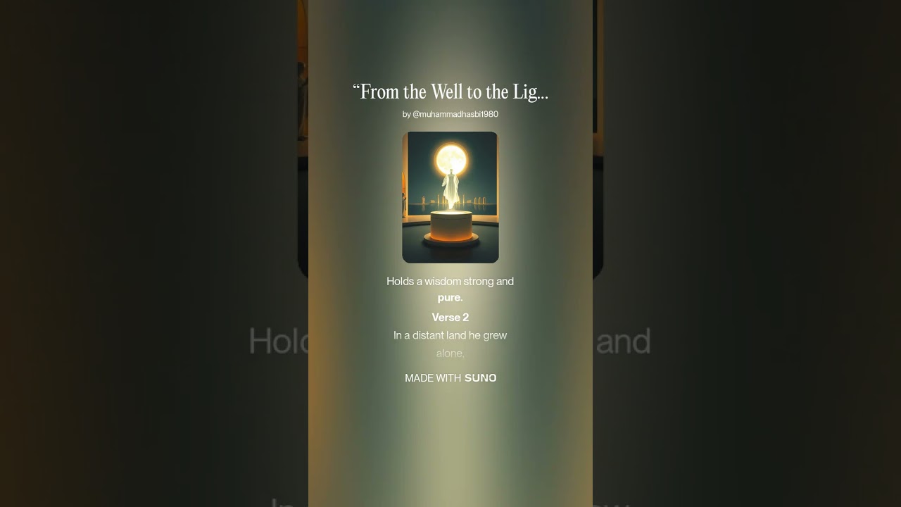 “From the Well to the Light: The Story of Prophet Yusuf” #nabiyusuf #nasheed #islamicsong #aimuslim