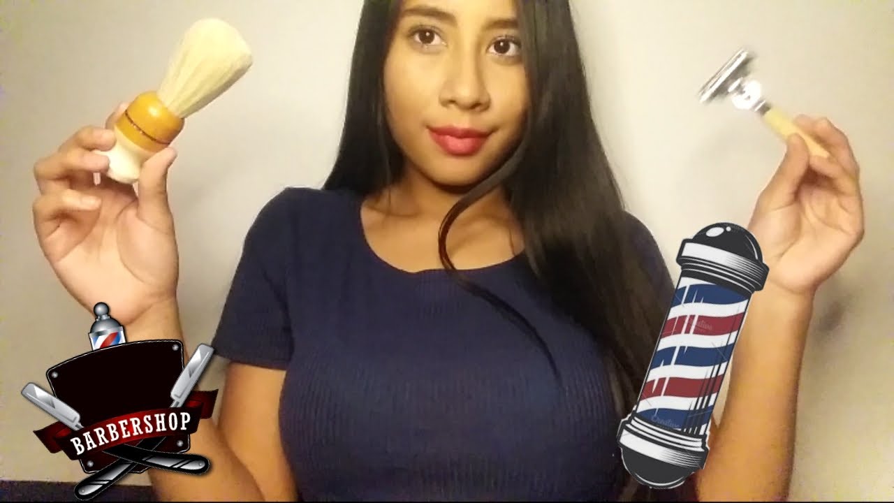 ASMR- Barber shop- relajante c0rte de barba virtual✂💆