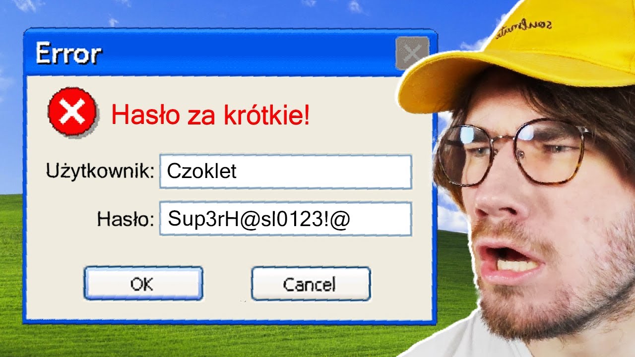 Symulator Wpisywania ZŁEGO HASŁA...