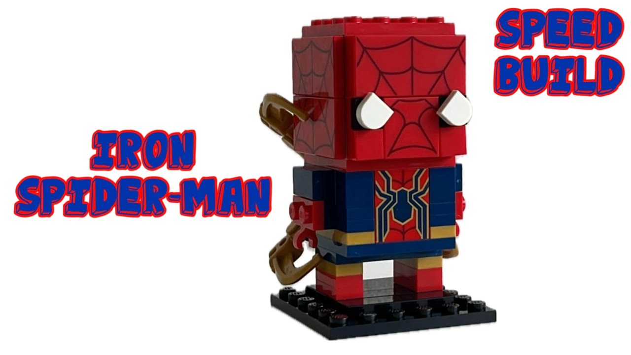 Speed Build | Lego Brickheadz 40670 Iron Spider-Man | Marvel | Stop Motion
