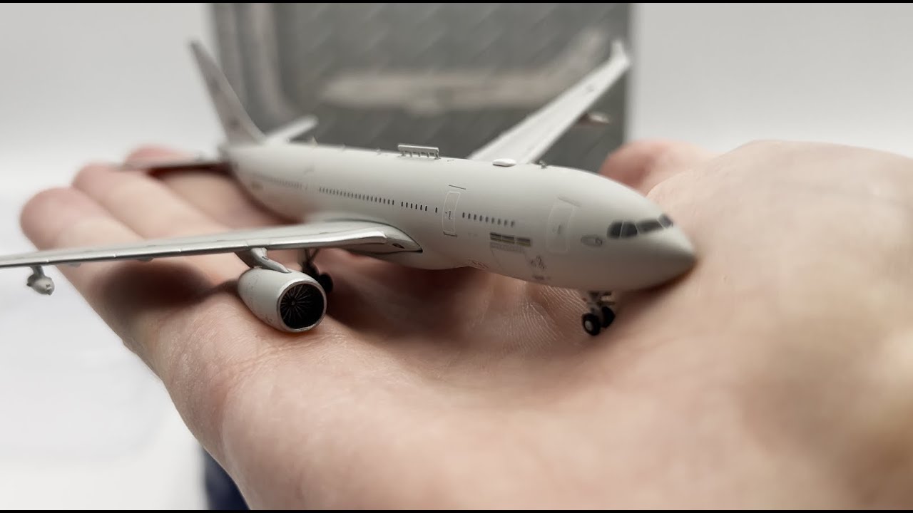 Распаковка Gemini Macs НАТО MRTT Международный флот Airbus A330 MRTT в масштабе 1:400 GNMAF107