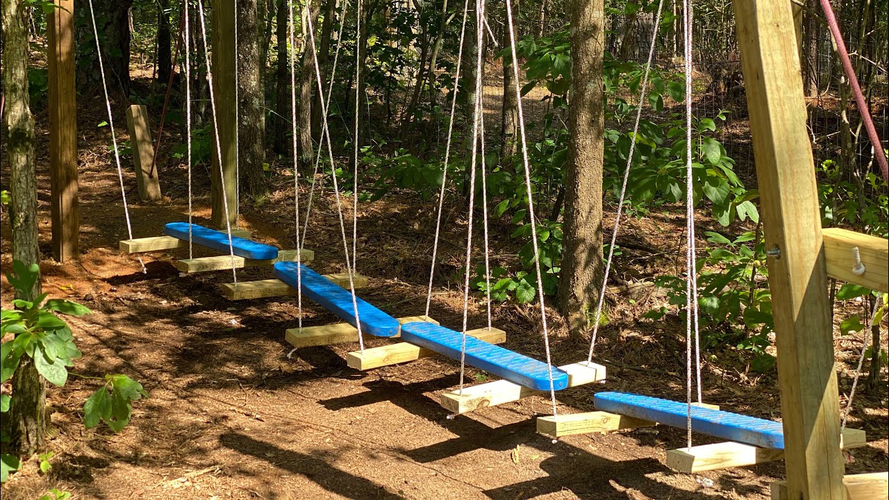 Backyard Balance Challenge Bridge
