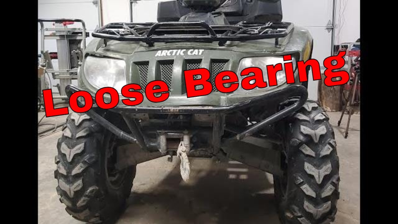 Arctic cat 550 H1 EFI Wheel Bearing Replacement