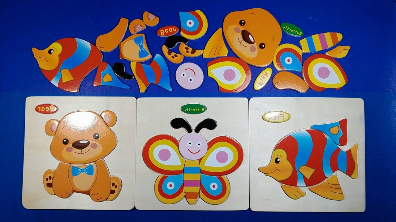 Mainan Puzzle Kupu Kupu Dan Beruang/Buterfly and Bear Puzzle