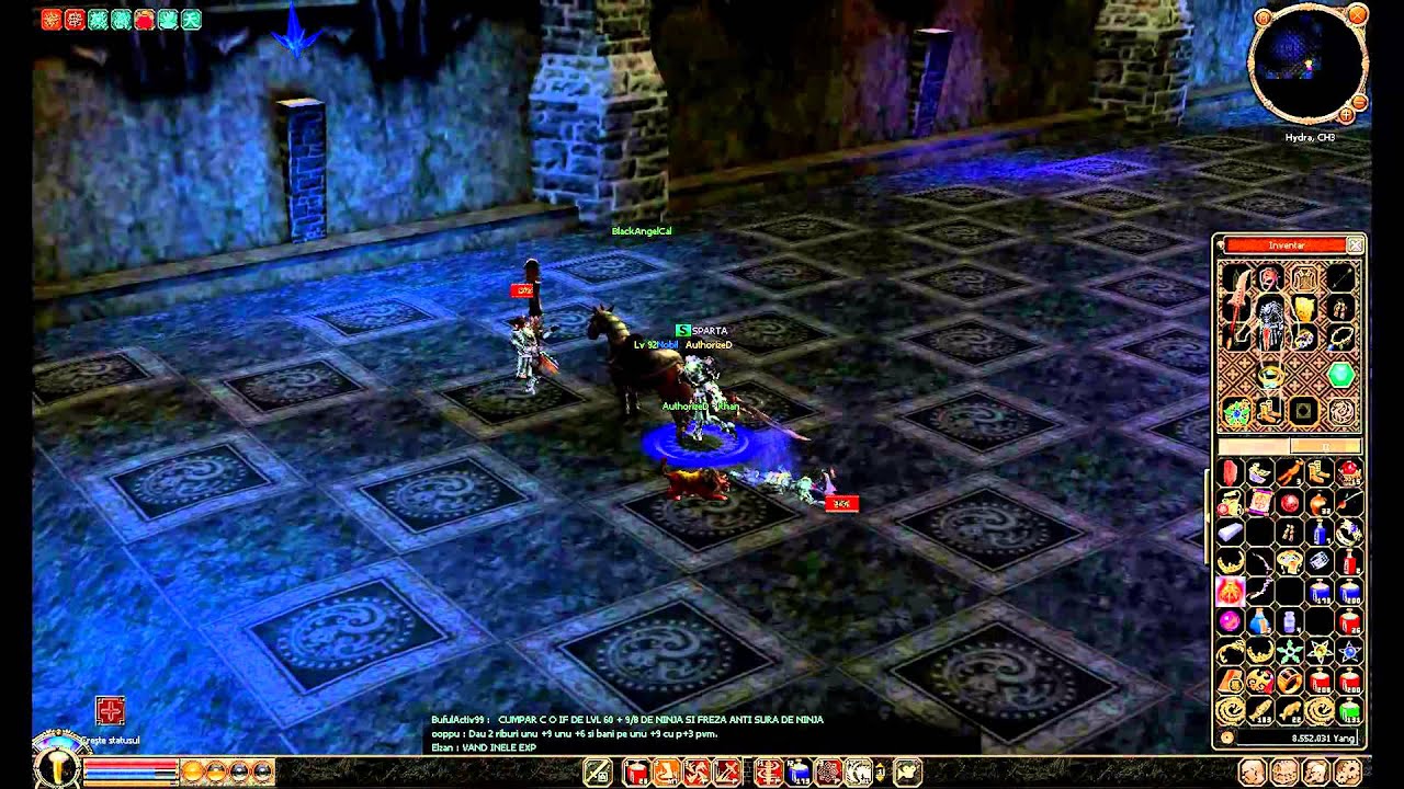 Metin2.ro AuthorizeD vs ninja 105, war corp 105, mental lvl 100, war corp lvl 99, sura am lvl 90