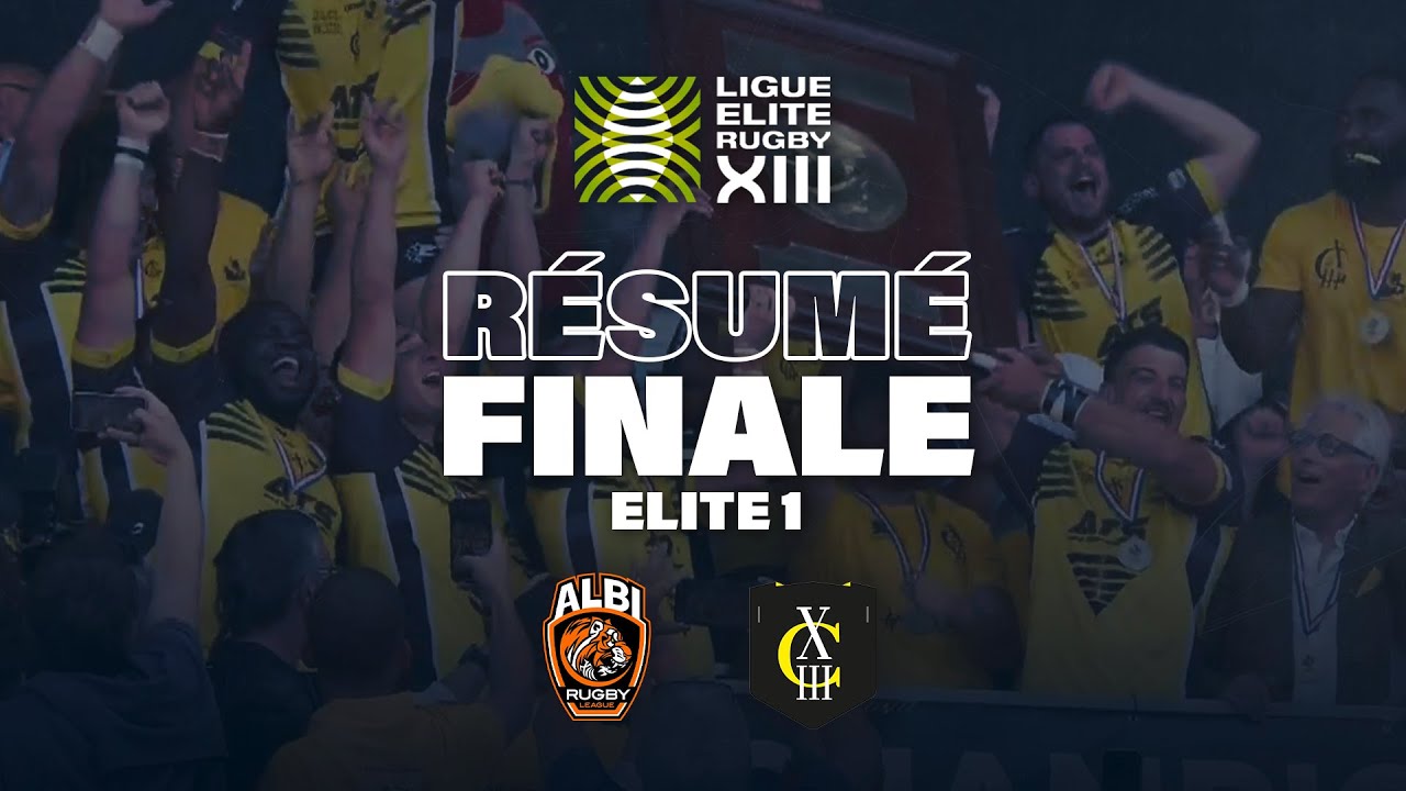Elite 1 Rugby XIII : Carcassonne champion de France pour la 13ème fois ! 🏆🇫🇷