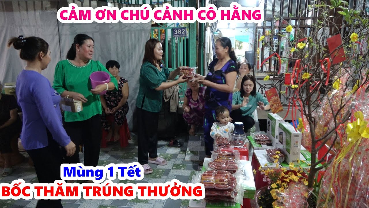 MÙNG 1 TẾT Nhộn Nhịp Ngày Bốc Thăm Trúng Thưởng Đầu Năm Ai Là Người May Mắn Nhất/ #NSĐQ