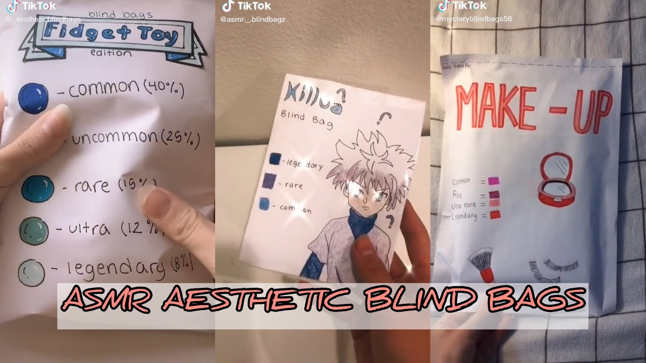 ASMR AESTHETIC BLIND BAGS! | TikTok Compilation 2021