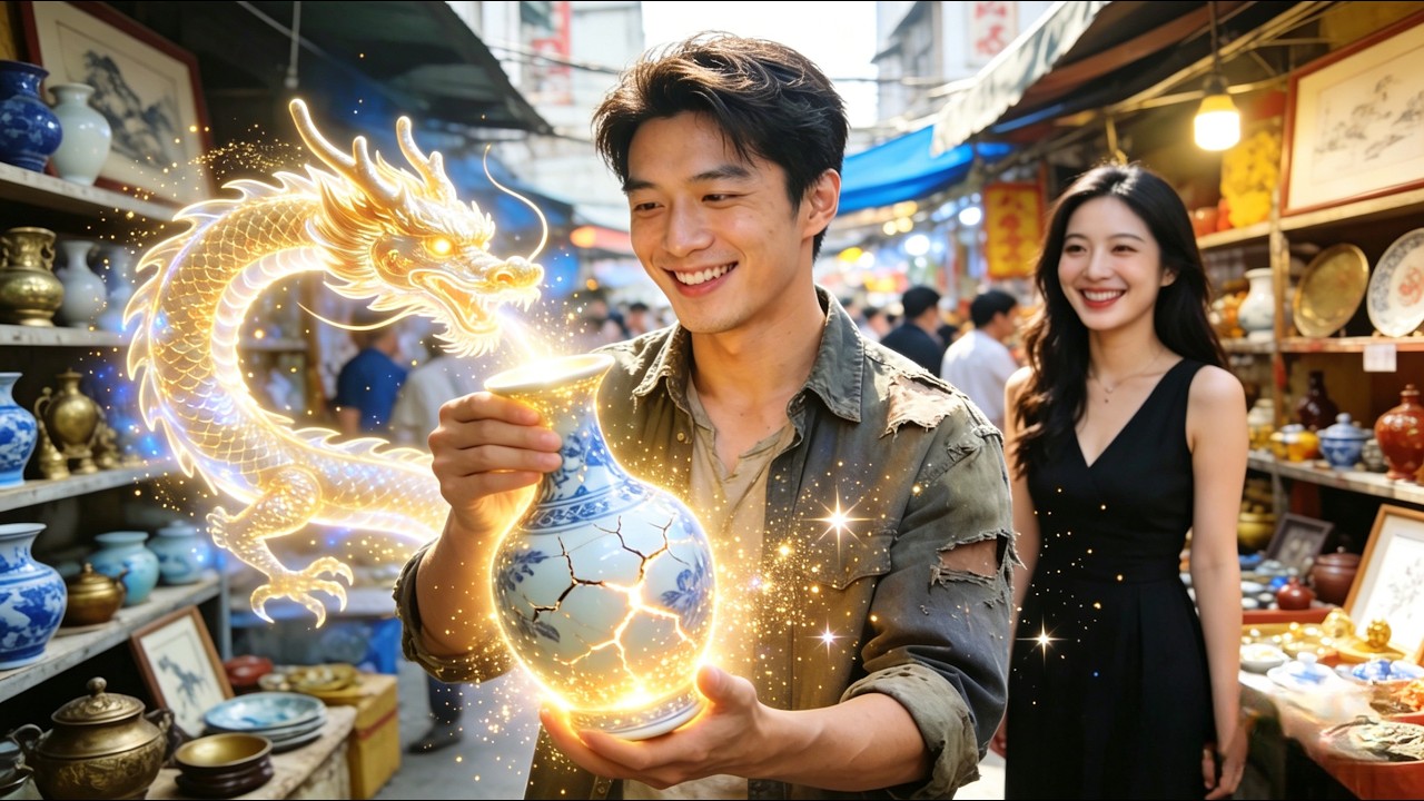 A Poor Boy Breaks a Vase to Save a Divine Dragon, Awakening His X-Ray Vision