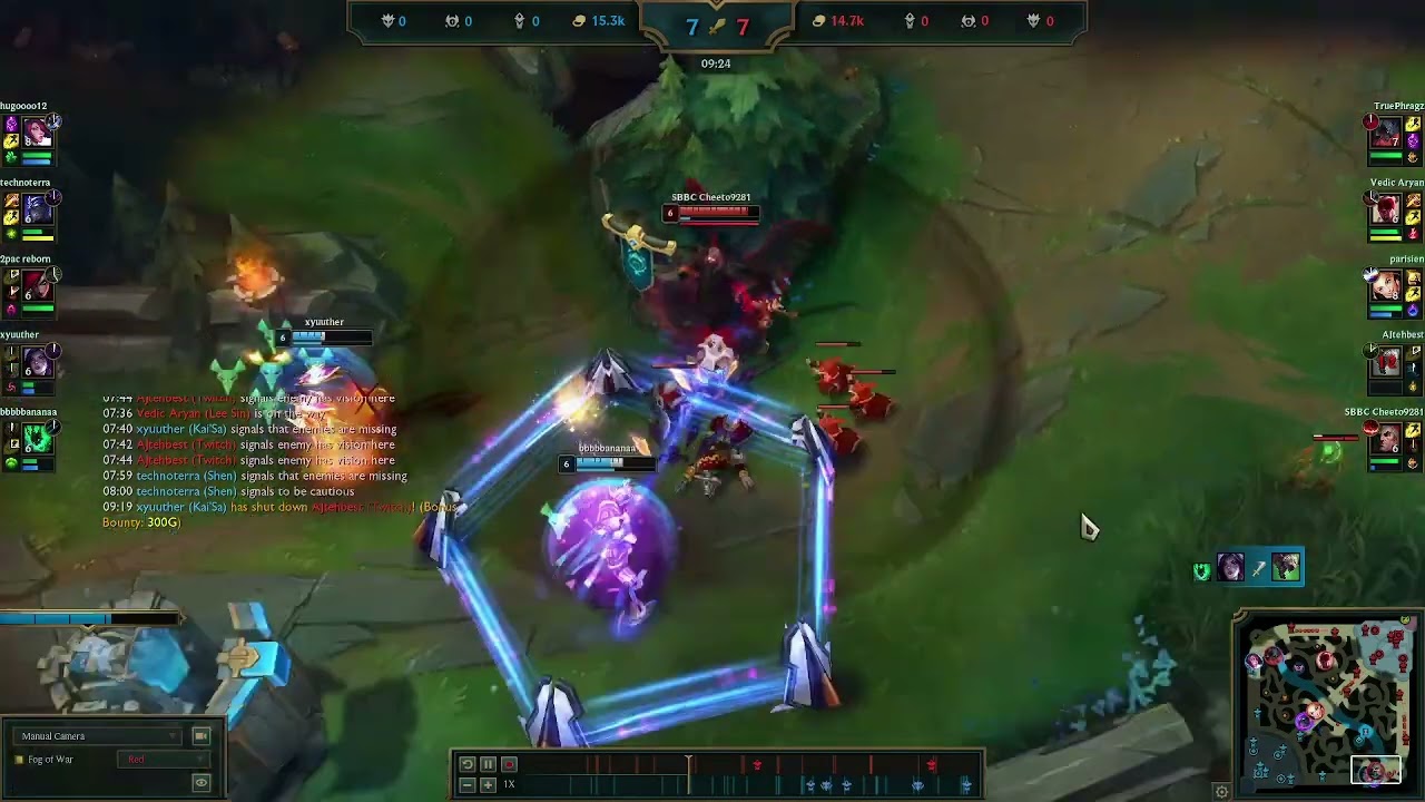 League of Legends - Jungle Shen Feats 14/1/2 Top Bewitching Fiora - Ranked PvP - Highlights