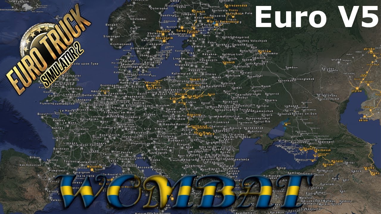 ETS2 1.36 - Promods 2.43 Europe Edition Map Combo v5 - Adding the SZM map