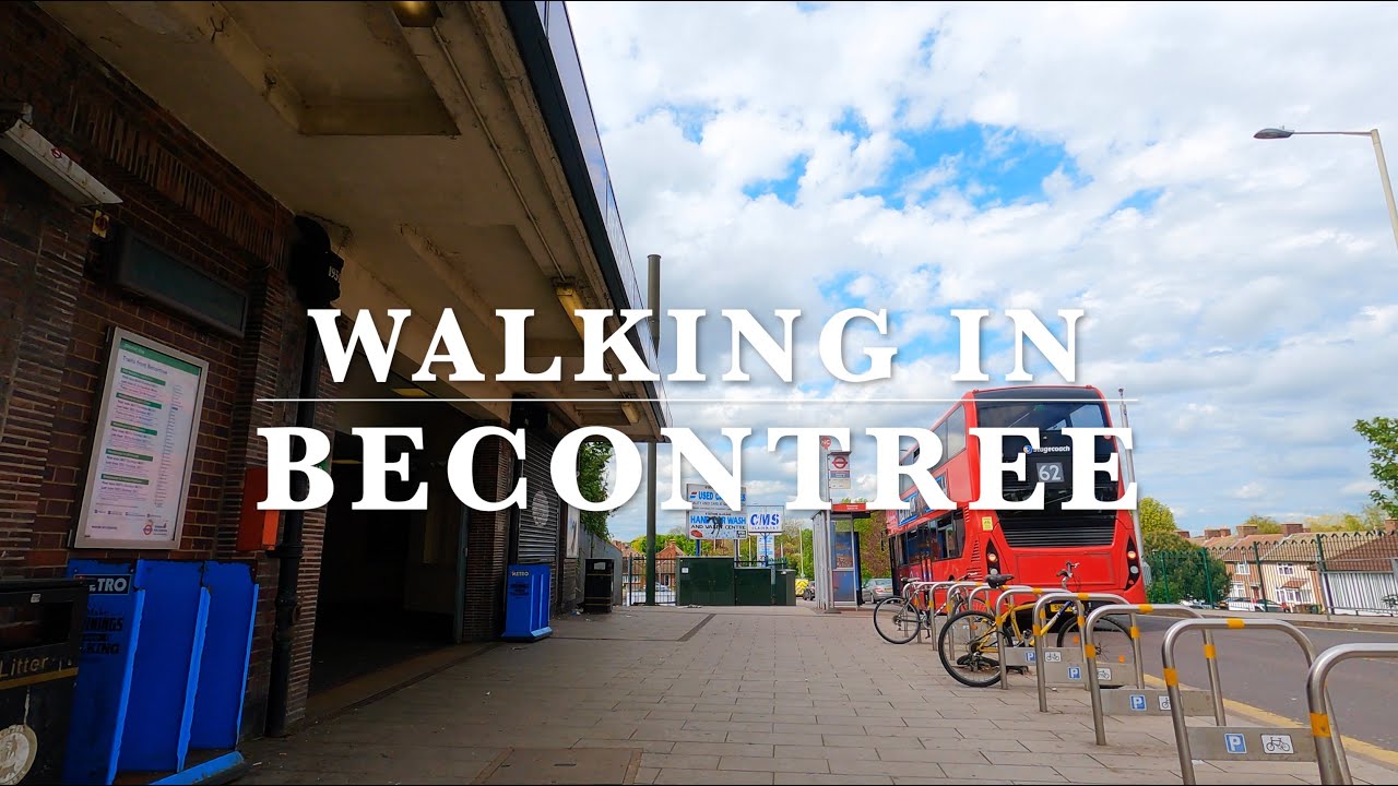 Walking in Becontree and Parsloes Park in Barking and Dagenham in East London - Formerly Essex