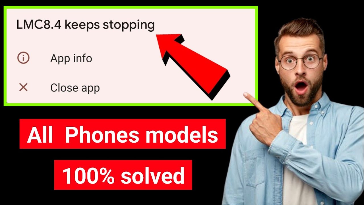 LMC8.4 Keeps Stopping Problem solved | LMC 8.4 Auto back problem |lmc 8.4 app crash not opening