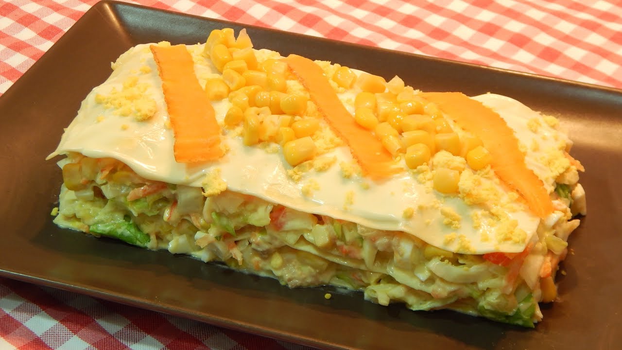 Receta fácil de lasaña fría paso a paso