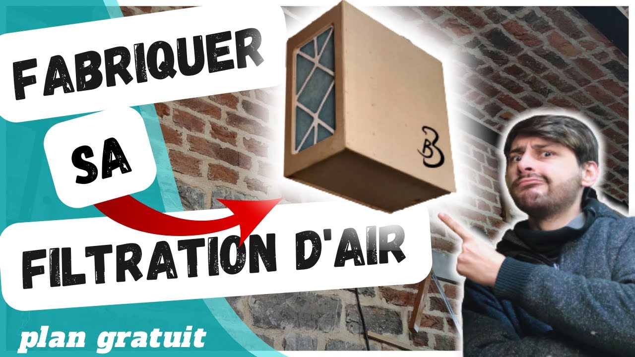 Fabriquer un système de filtration  d'air dans l'atelier (plans gratuit)