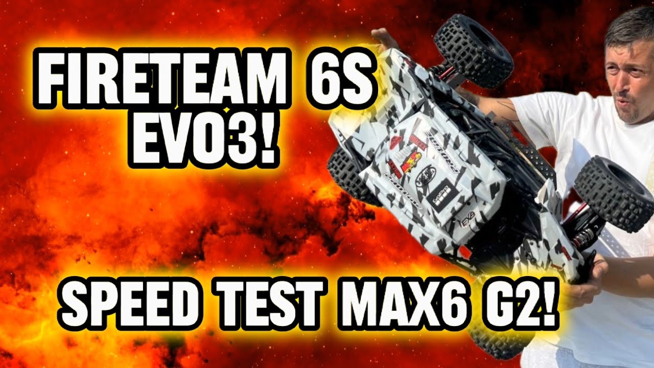Arrma Fireteam 6s! 🔥 Max6 G2 4990 1650KV Combo Speed Test