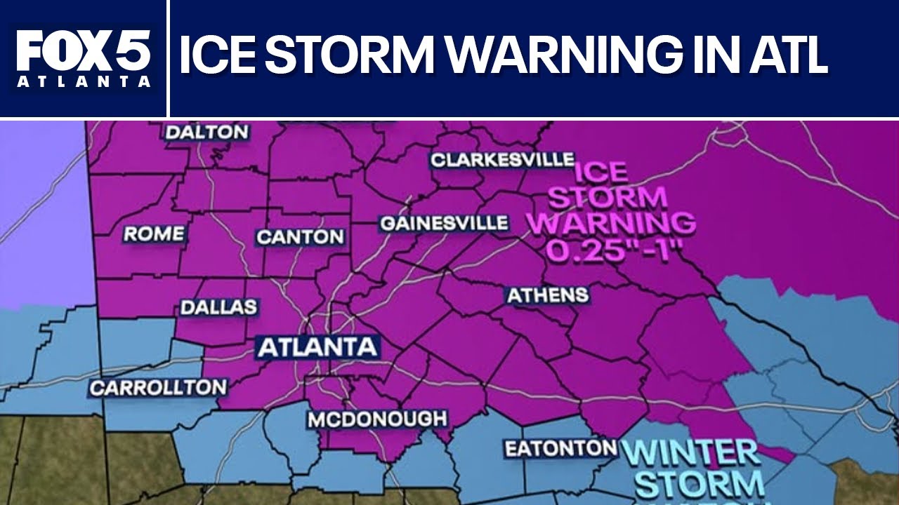 Ice storm forecast update | FOX 5 News